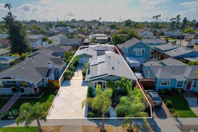 487678 34th St, San Diego, CA 92116 - aerial view of residential area with property boundaries highlighted