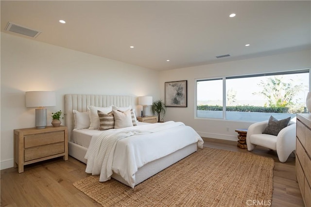 23262 Ellice Cir, Dana Point, CA 92629 - bedroom with light wood-style floors and recessed lighting