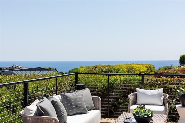 23262 Ellice Cir, Dana Point, CA 92629 - balcony with a water view and an outdoor hangout area
