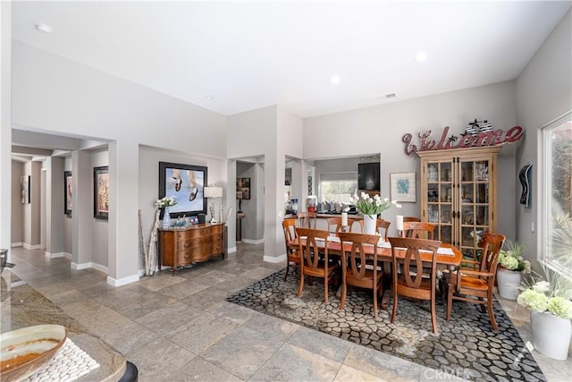 9 Via Dulcinea, Dulcinea, Palm Desert, CA 92260 - dining room with baseboards and recessed lighting