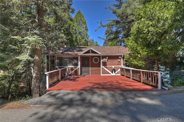 1027 Nesthorn Dr, Crestline, CA 92325 - view of rustic home