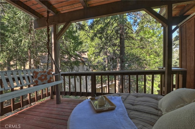 1027 Nesthorn Dr, Crestline, CA 92325 - view of deck