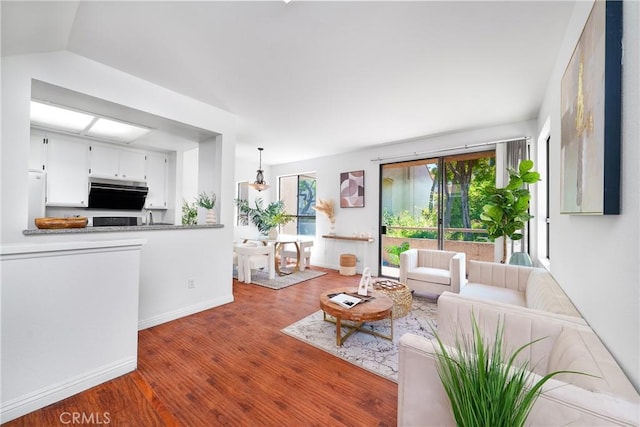1188 Walnut Grove Ave Unit A, Rosemead, CA 91770 - living room with wood finished floors and baseboards