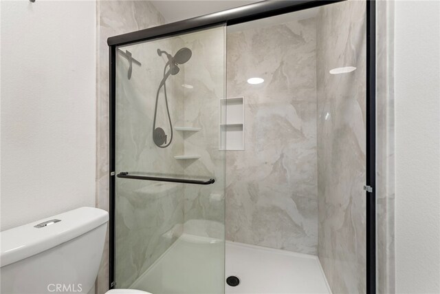 26932 Begonia Pl, Mission Viejo, CA 92692 - bathroom with a stall shower and toilet