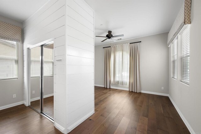 1797 Santa Christina Ave, Chula Vista, CA 91913 - unfurnished bedroom with hardwood / wood-style flooring and ceiling fan