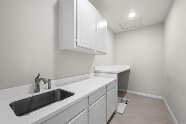 1797 Santa Christina Ave, Chula Vista, CA 91913 - laundry room featuring a sink and baseboards
