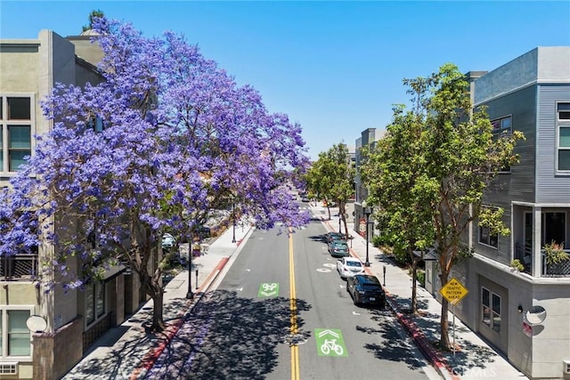253 N Bush St, Santa Ana, CA 92701 - view of asphalt street with sidewalks, curbs, and traffic signs