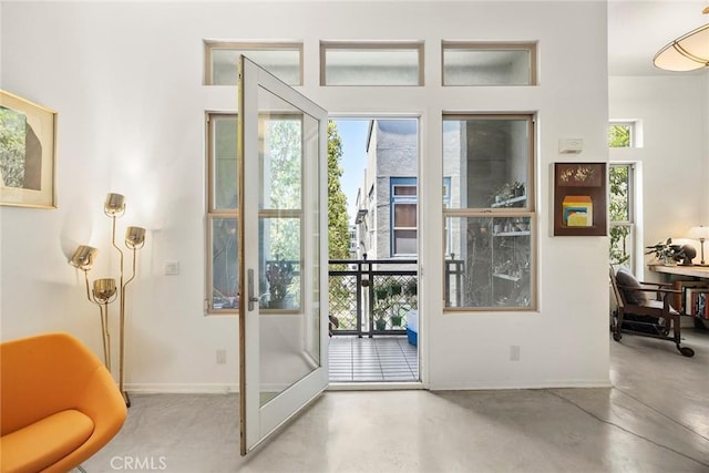 253 N Bush St, Santa Ana, CA 92701 - doorway with concrete floors and baseboards
