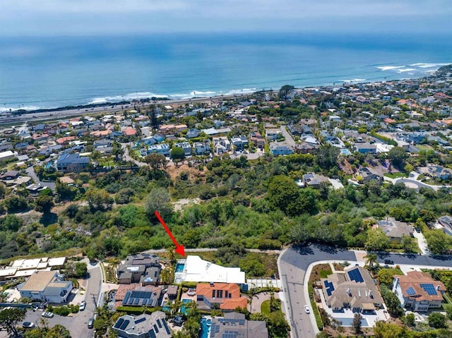 417 Warwick Ave, Cardiff By The Sea, CA 92007 - aerial view of property's location featuring a nearby body of water and nearby suburban area