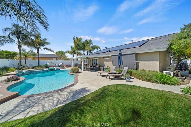 1266 Marina Rd, Corona, CA 92880 - view of swimming pool featuring a patio area