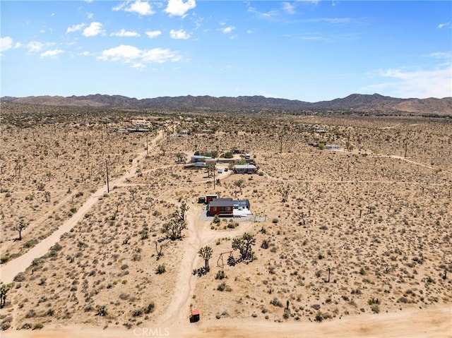 59101 Joshua Dr, Yucca Valley, CA 92284 - view of rural area featuring a desert landscape and a mountain backdrop