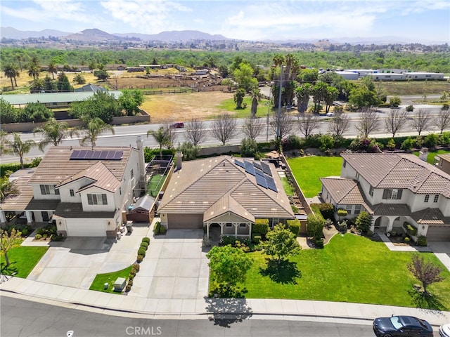14215 Rolling Stream Pl, Eastvale, CA 92880 - view from above of property with a mountain backdrop