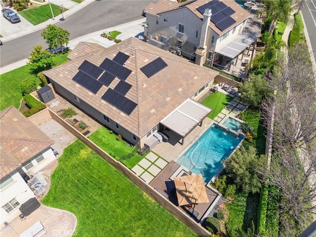 14215 Rolling Stream Pl, Eastvale, CA 92880 - view of subject property with a pool area