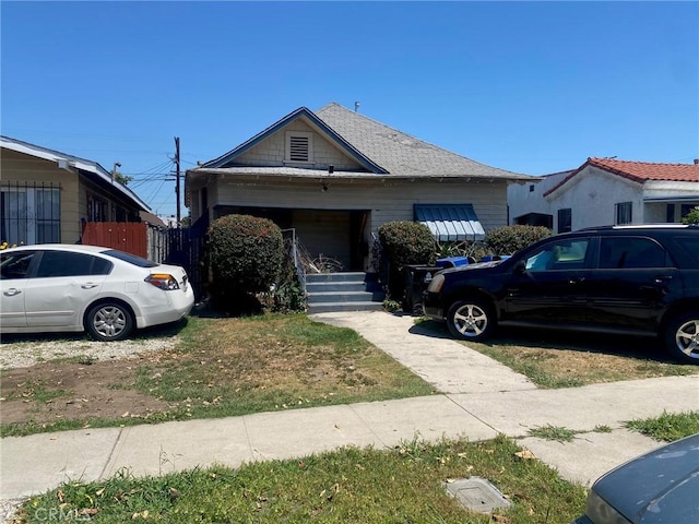 view of bungalow-style house