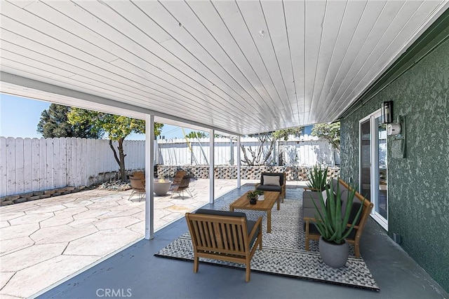 654 Carina Dr, Lompoc, CA 93436 - view of patio featuring a fenced backyard