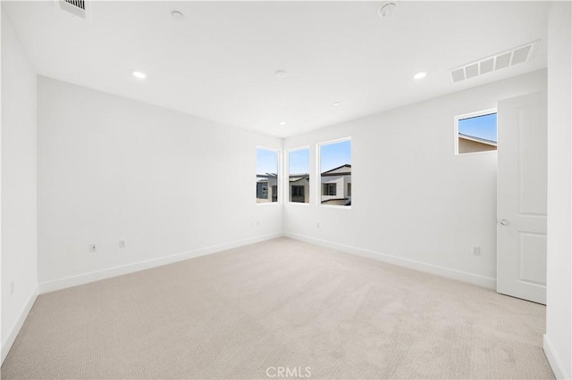 470 Lobata, Irvine, CA 92618 - unfurnished room with light colored carpet, baseboards, and recessed lighting