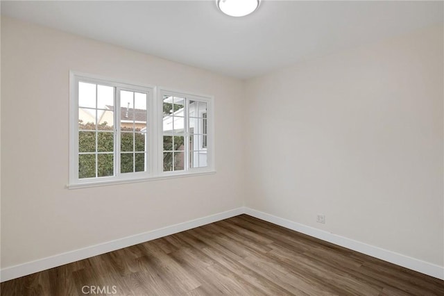 18017 Glenburn Ave, Torrance, CA 90504 - spare room featuring baseboards and wood finished floors