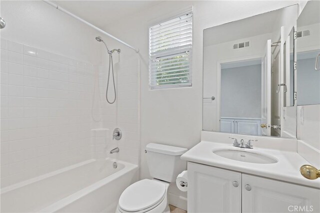 42631 Hussar Ct, Temecula, CA 92592 - full bath with toilet, shower / bathtub combination, and vanity