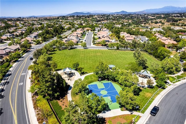 42631 Hussar Ct, Temecula, CA 92592 - aerial view of residential area featuring a mountain backdrop