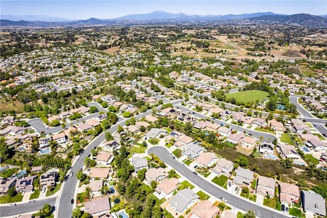 42631 Hussar Ct, Temecula, CA 92592 - aerial view of residential area featuring mountains