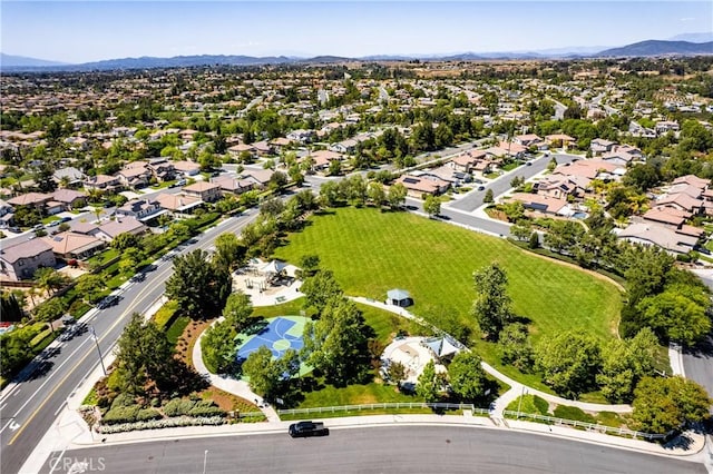 42631 Hussar Ct, Temecula, CA 92592 - aerial perspective of suburban area featuring a mountainous background