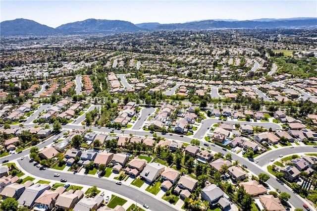 42631 Hussar Ct, Temecula, CA 92592 - aerial perspective of suburban area with mountains
