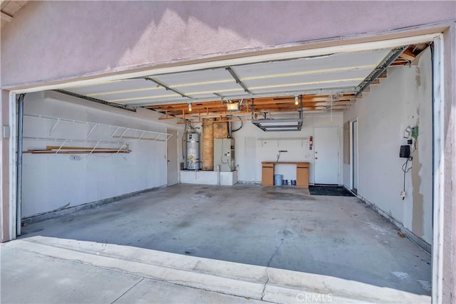 29331 Mawr Ct, Menifee, CA 92586 - garage featuring secured water heater
