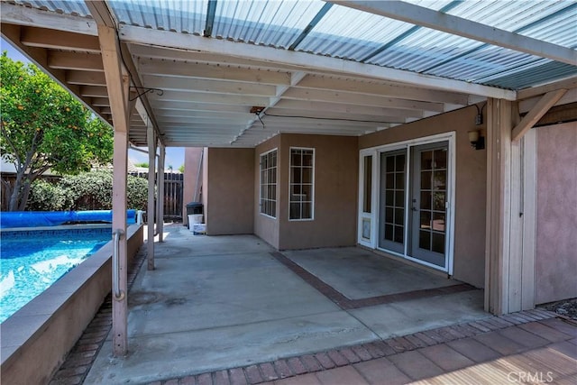 29331 Mawr Ct, Menifee, CA 92586 - view of patio / terrace featuring french doors