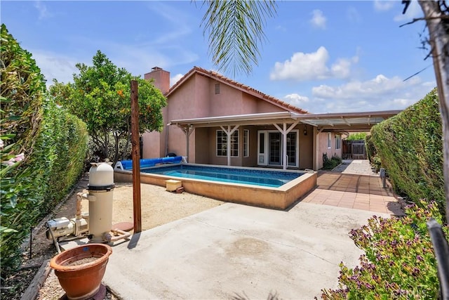 29331 Mawr Ct, Menifee, CA 92586 - view of swimming pool with a patio