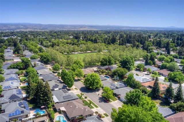 324 Crater Lake Dr, Chico, CA 95973 - aerial view of residential area featuring a heavily wooded area