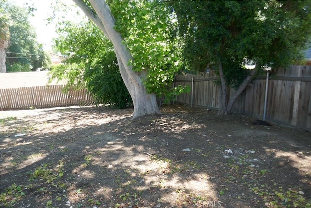 view of fenced yard