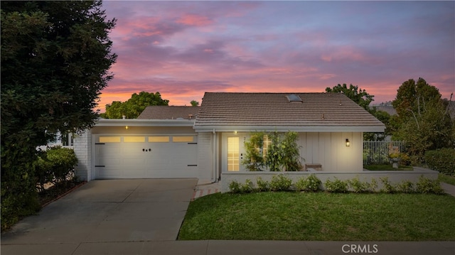 249 Calle Empalme, San Clemente, CA 92672 - view of front of property with a garage, concrete driveway, and a tiled roof