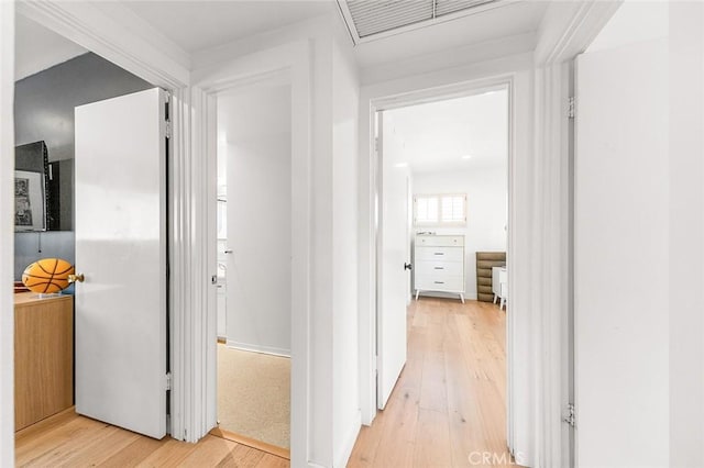 5681 E Colorado St, Long Beach, CA 90814 - hallway featuring light wood-style flooring