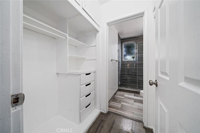 617 Cedar Ave Unit 11, Long Beach, CA 90802 - spacious closet with dark wood-style flooring
