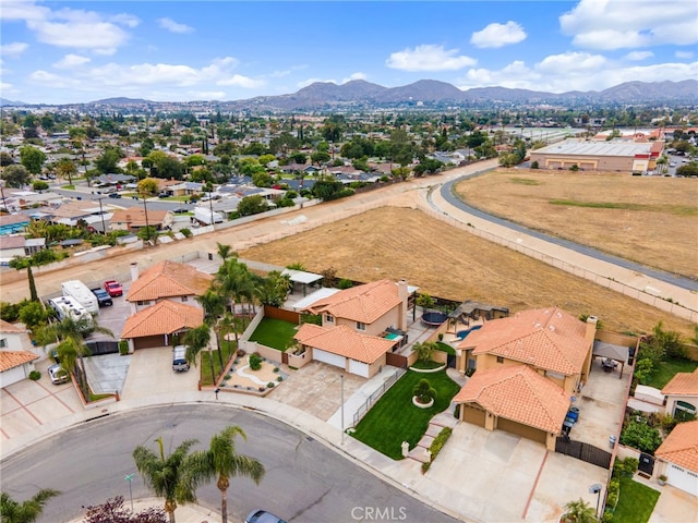11149 Liverpool Ln, Riverside, CA 92503 - aerial perspective of suburban area featuring mountains