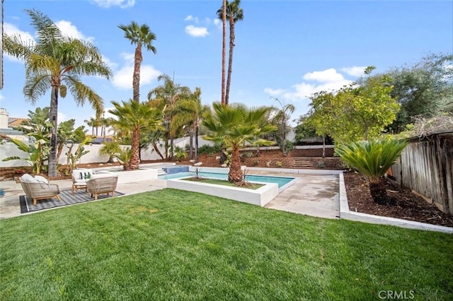 30901 Wellington Cir, Temecula, CA 92591 - view of yard with outdoor lounge area and a patio area