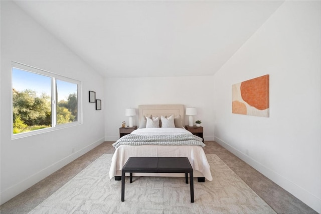 30901 Wellington Cir, Temecula, CA 92591 - carpeted bedroom featuring vaulted ceiling and baseboards