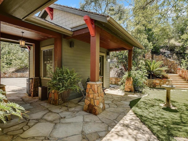 view of patio