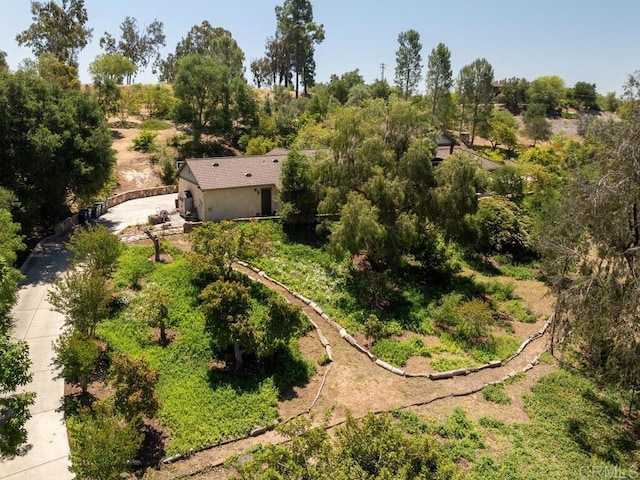 view from above of property