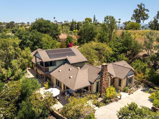 aerial view of property and surrounding area