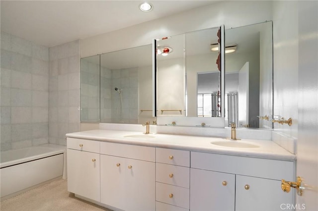 32735 Seagate Dr Unit 304-D, Rancho Palos Verdes, CA 90275 - bathroom featuring double vanity