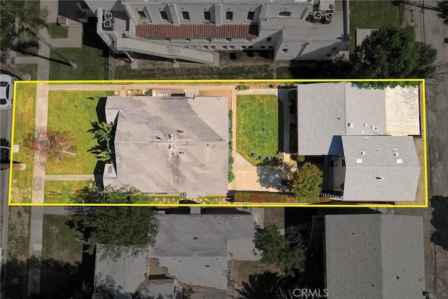 4228 10th St, Riverside, CA 92501 - aerial view of property and surrounding area with property boundaries highlighted