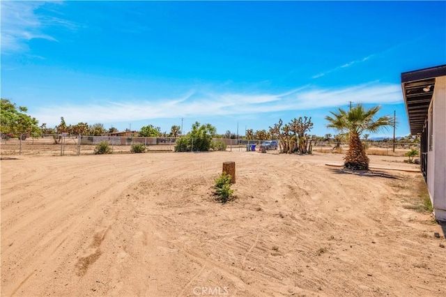 57330 Old Haggard Rd, Yucca Valley, CA 92284 - view of yard with fence and a view of countryside