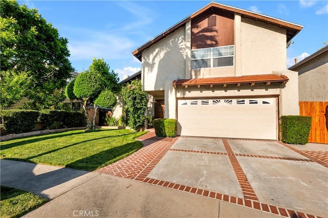 7936 Laramie Ave, Winnetka, CA 91306 - view of front facade with driveway, an attached garage, and stucco siding