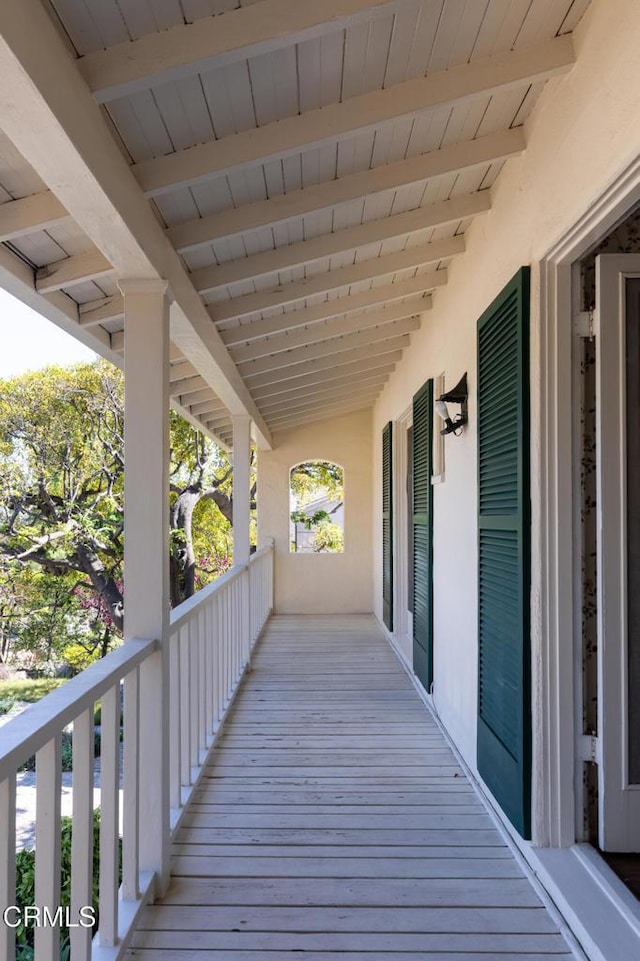 2577 Boulder Rd, Altadena, CA 91001 - view of wooden terrace