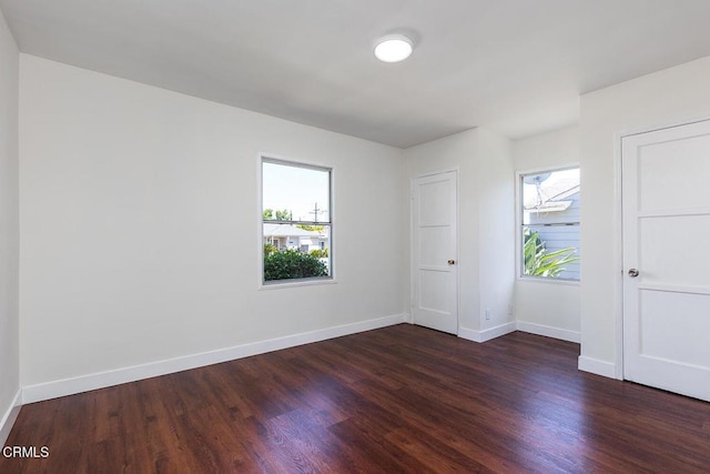 2327 Roscommon Ave, Monterey Park, CA 91754 - spare room with dark wood-style floors and baseboards