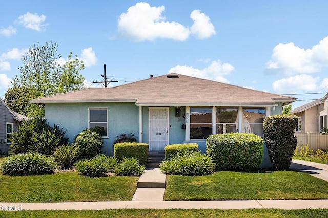 2327 Roscommon Ave, Monterey Park, CA 91754 - bungalow-style house featuring stucco siding and a shingled roof