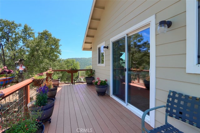 6097 Sherlock Rd, Midpines, CA 95345 - view of wooden deck