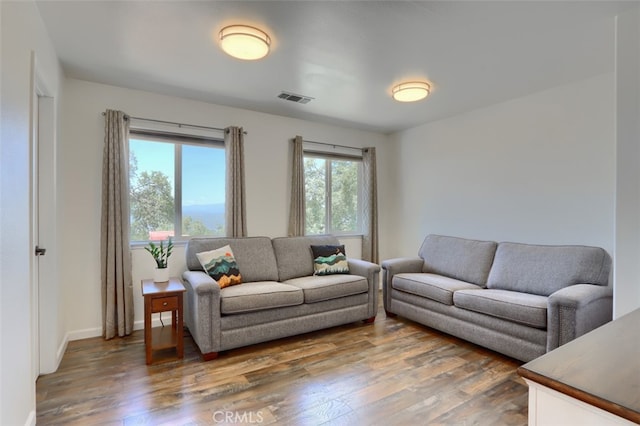 6097 Sherlock Rd, Midpines, CA 95345 - living room featuring wood finished floors and baseboards
