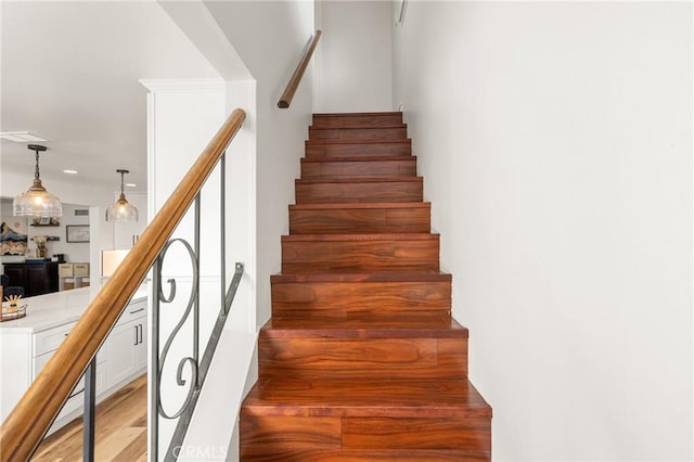 13381 Del Cerro Dr, Tustin, CA 92780 - staircase with recessed lighting